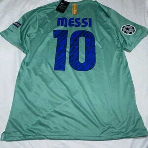 Lionel Messi #10 Fc Barcelona 2010/2011 UCL Away Jersey [Size Large}